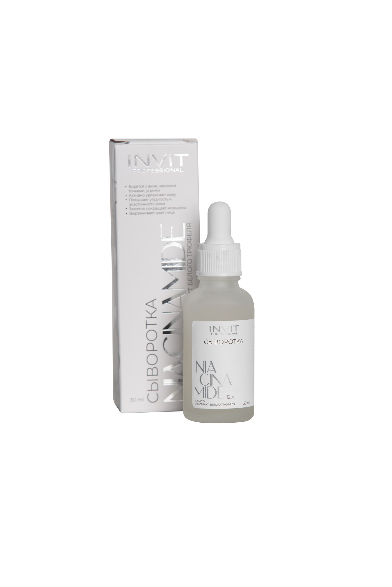 Фото Сыворотка NIACINANIDE12% + Zinc1% + экстракт белого трюфеля, 30ml