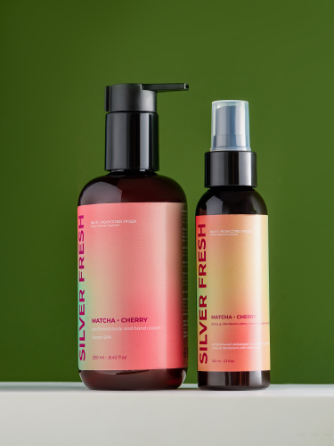 Фото Набор Silver Fresh “ Матча-вишня” дезодорант + парфюмированный крем