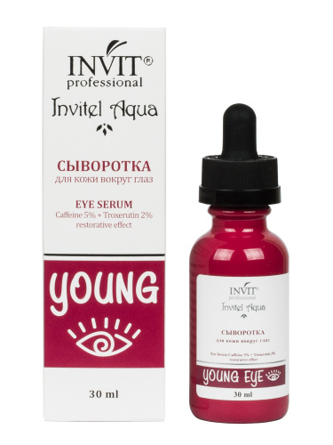 Фото Сыворотка для кожи вокруг глаз Eye Serum Caffeine 5% + Troxerutin 2% restorative effect, 30 мл