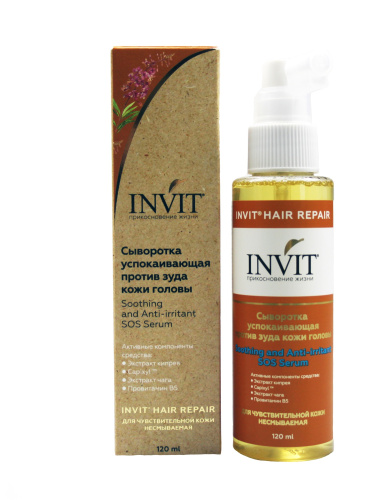 Фото Сыворотка успокаивающая против зуда кожи головы Soothing and Anti-irritant SOS Serum